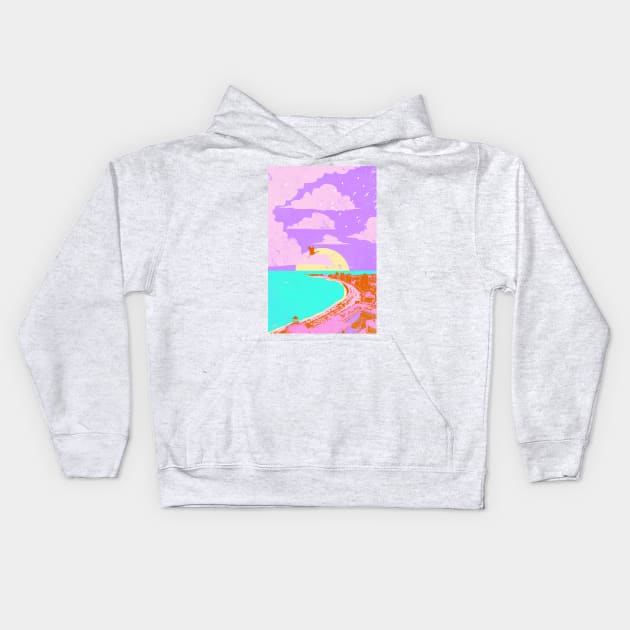 ANGOLA COAST Kids Hoodie by Showdeer